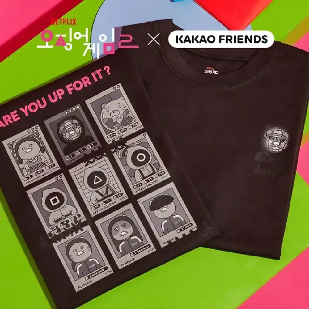 Netflix Squid Game 2 x Kakao Friends - Short Sleeve T-Shirt - Kakao Friends - T-Shirt - Harumio