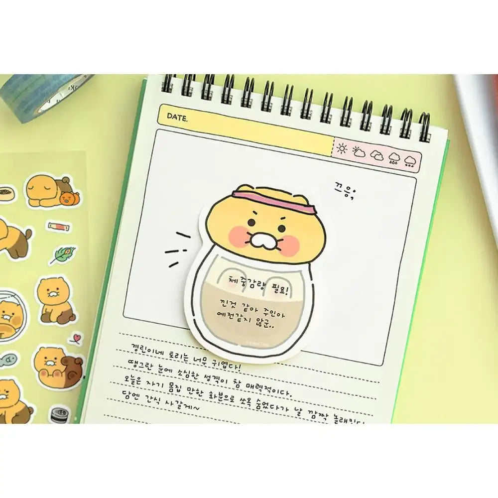Kakao Friends - Choonsik Ordinary Shape Sticky Note - Kakao Friends - Sticky Notes - Harumio