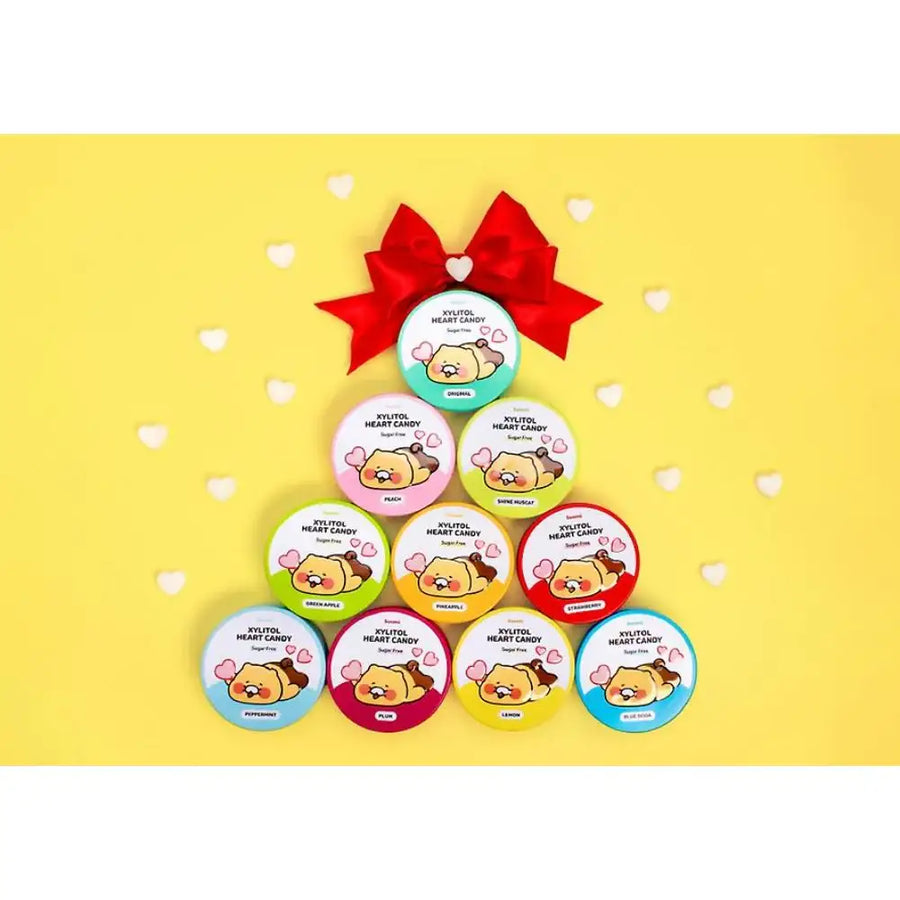Suomi x Kakao Friends - Xylitol Heart Candy (Sugar-Free) - Kakao Friends - Supplements - Harumio