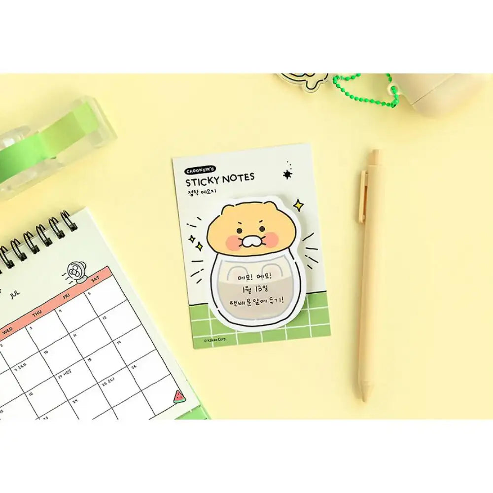 Kakao Friends - Choonsik Ordinary Shape Sticky Note - Kakao Friends - Sticky Notes - Harumio