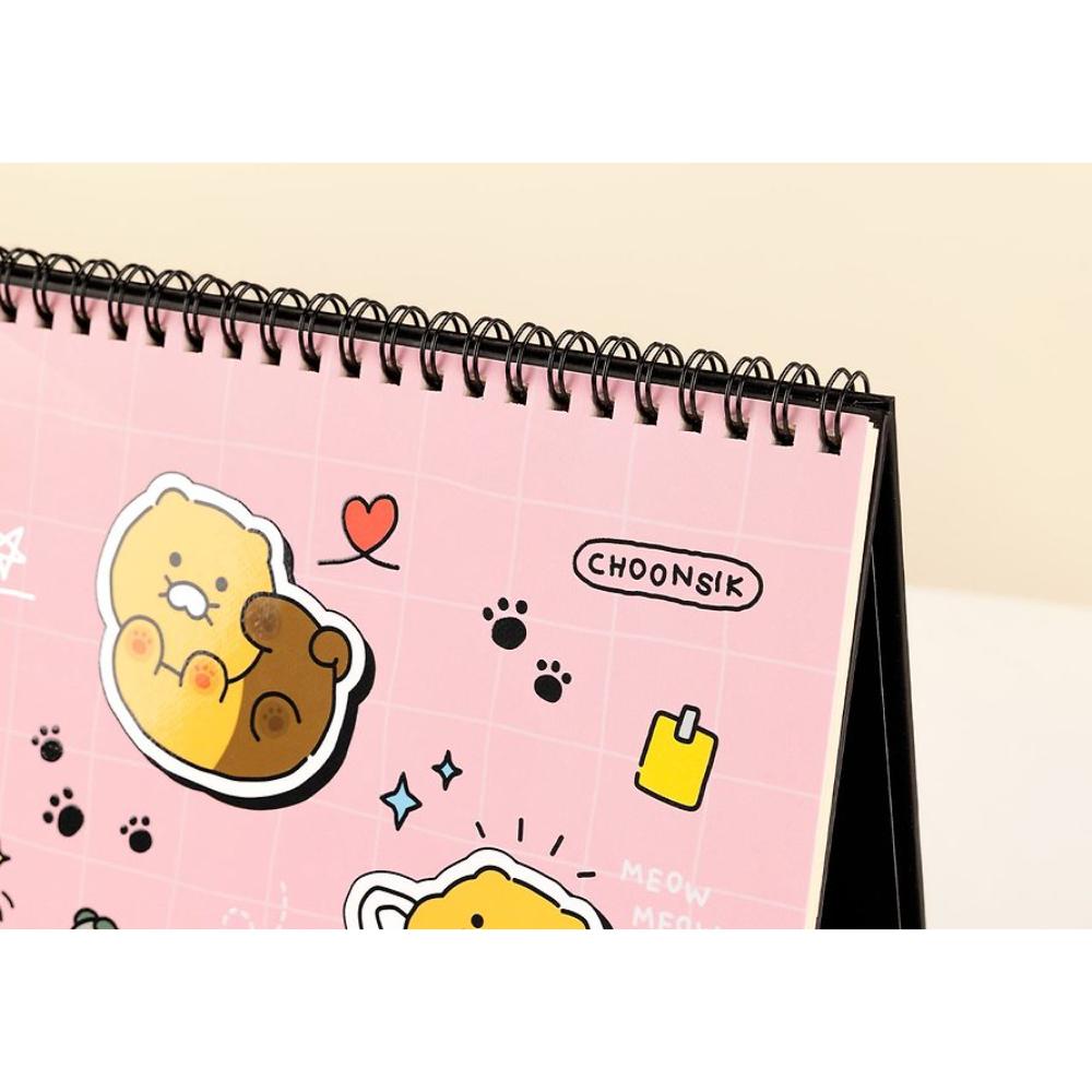 Kakao Friends - Choonsik 2025 Basic Desk Calendar - Kakao Friends - Desk Calendar - Harumio