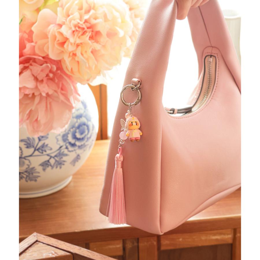Kakao Friends - Hanbok Pink Figure Tassel Strap (Choonsik)