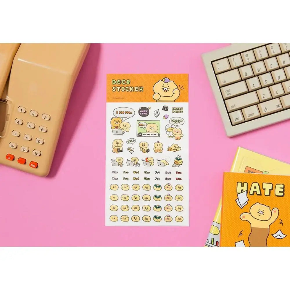 Kakao Friends - Ryan & Choonsik Office Deco Sticker - Kakao Friends - Home & Living, Accessories - Harumio