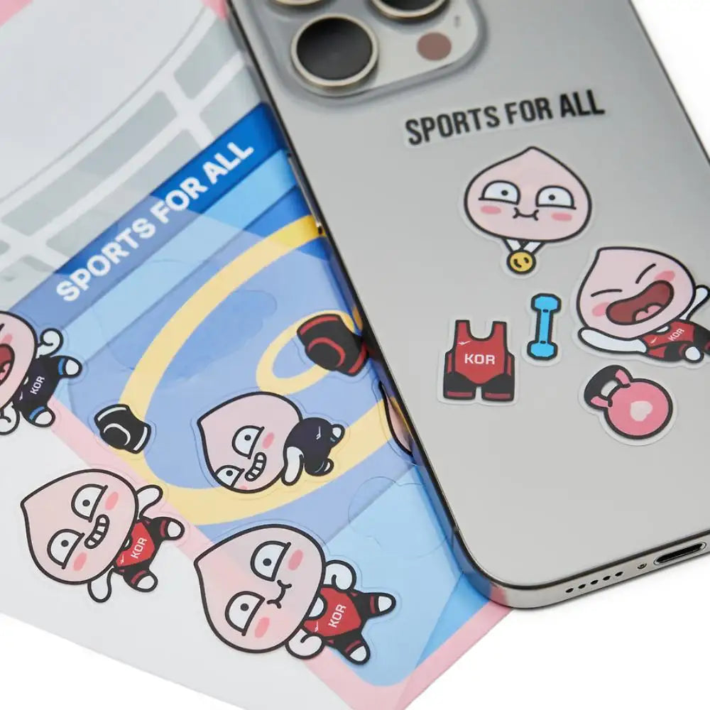 PRO-SPECS x Kakao Friends - Apeach Wrestling Sticker Pack - Kakao Friends - Sticker - Harumio