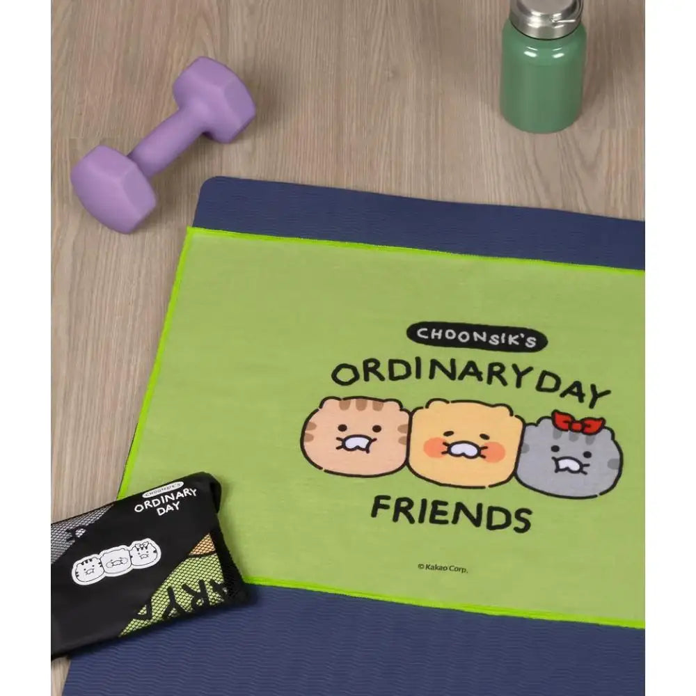 NASSAU x Kakao Friends - Choonsik Daily Yoga Hand Towel - Kakao Friends - Hand towel - Harumio