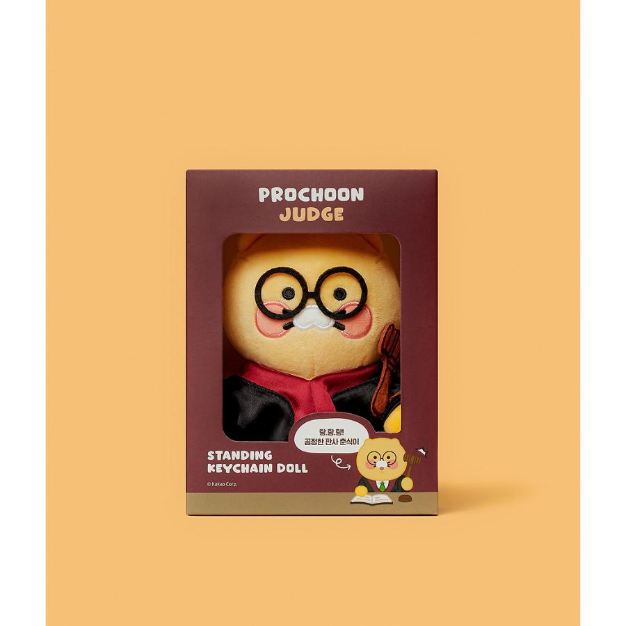 Kakao Friends - PROCHOON Judge Standing Doll Keychain (Choonsik)