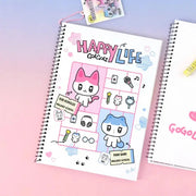 Kakao Friends - GOLGOLZ Practice Range Spring Notebook - Kakao Friends - spring notebook - Harumio