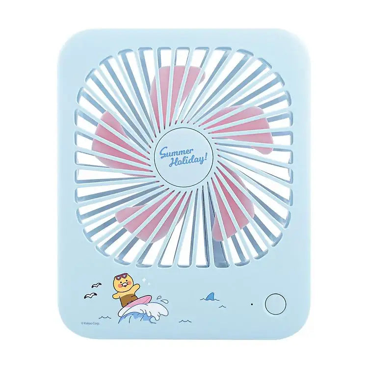 Kakao Friends - Choonsik Wireless Tabletop Fan - Kakao Friends - Mini Fan - Harumio