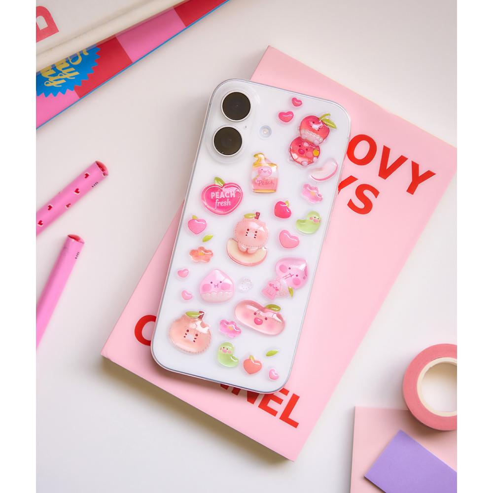 Kakao Friends - Peach Fresh Water Drop Sticker (Friends)