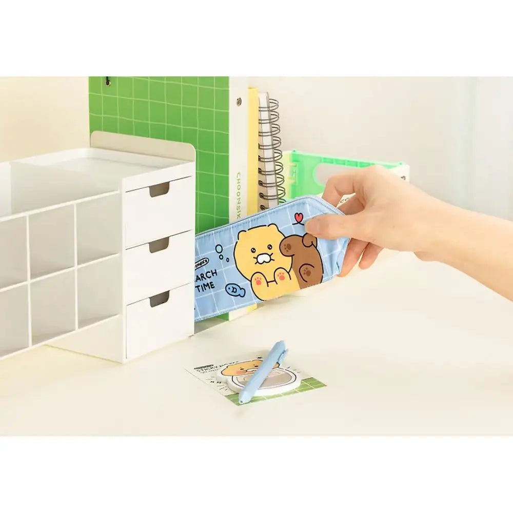 Kakao Friends - Choonsik Ordinary Partition Pouch - Kakao Friends - Pouch - Harumio