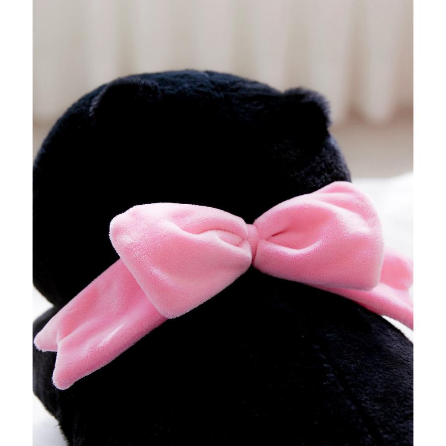 Kakao Friends - Black Choon Pink Ribbon Pillow (Choonsik)
