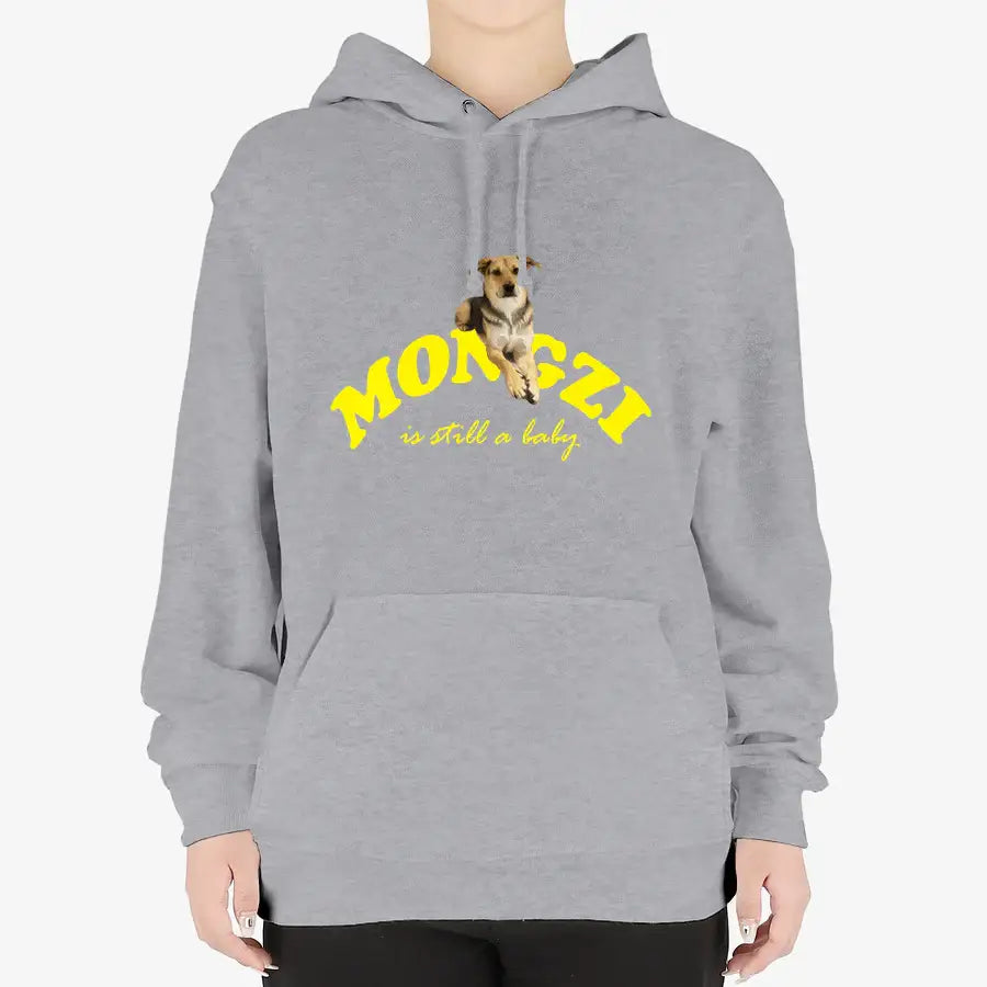 Useless Precious - Mongzi Baby Light Hooded Sweatshirt - Marpple Shop - Hooded sweatshirt - Harumio