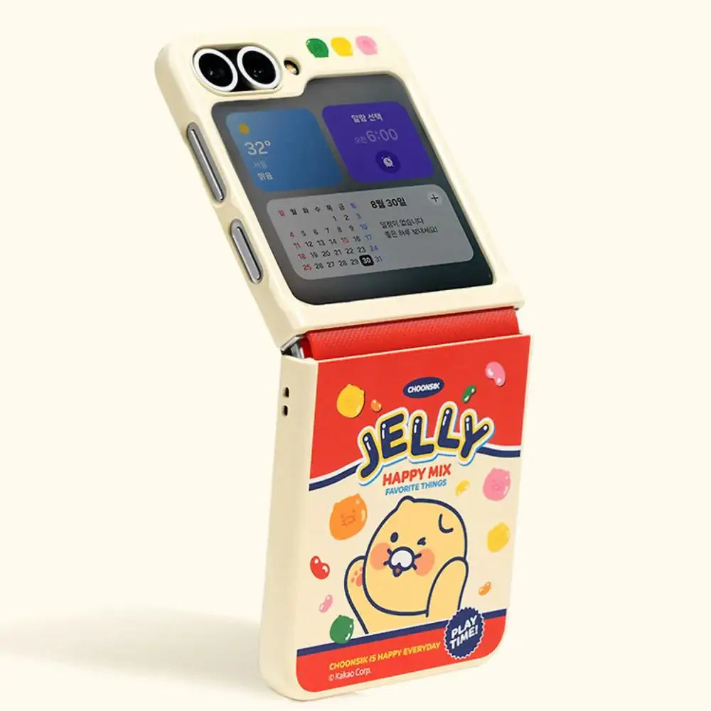 Kakao Friends - Choonsik Snack Magnetic Phone Case (Galaxy Z Flip6) - Kakao Friends - Phone Case - Harumio