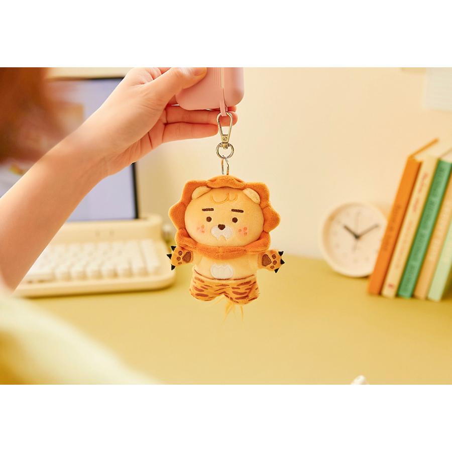 Kakao Friends - FRIENDZOO Lion Doll Keyring (Little Ryan)