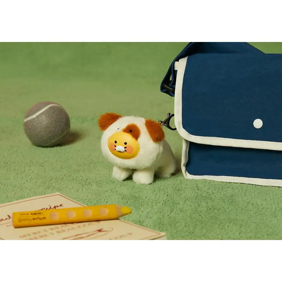 Kakao Friends - FRIENDZOO Choonsik Spotted Puppy Doll Figure Keyring - Kakao Friends - Doll Keyring - Harumio