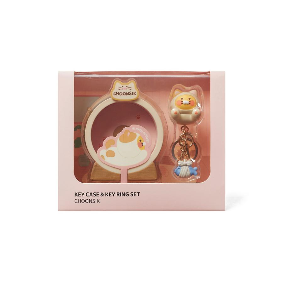 Kakao Friends - Nyangnyang Key Case & Keyring Set (Choonsik)
