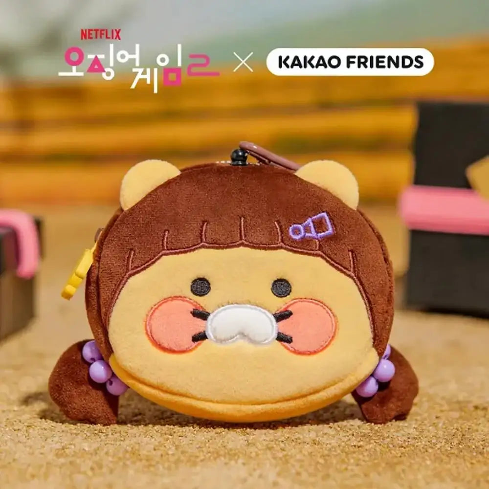 Netflix Squid Game 2 x Kakao Friends - Choonsik Face Pouch - Kakao Friends - Pouch - Harumio