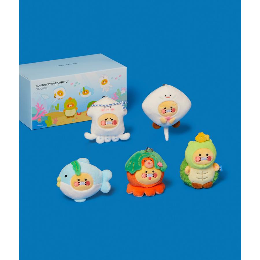 Kakao Friends - FRIENDZOO Marine Animal Random Doll Keyring (Choonsik)