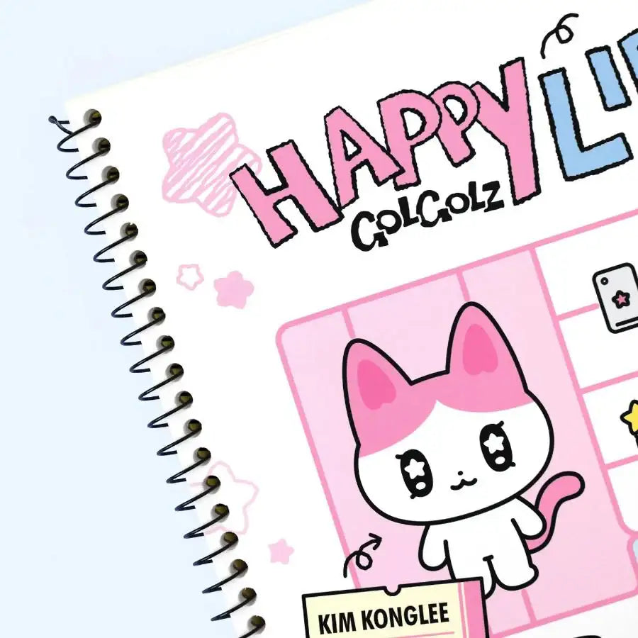 Kakao Friends - GOLGOLZ Practice Range Spring Notebook - Kakao Friends - spring notebook - Harumio