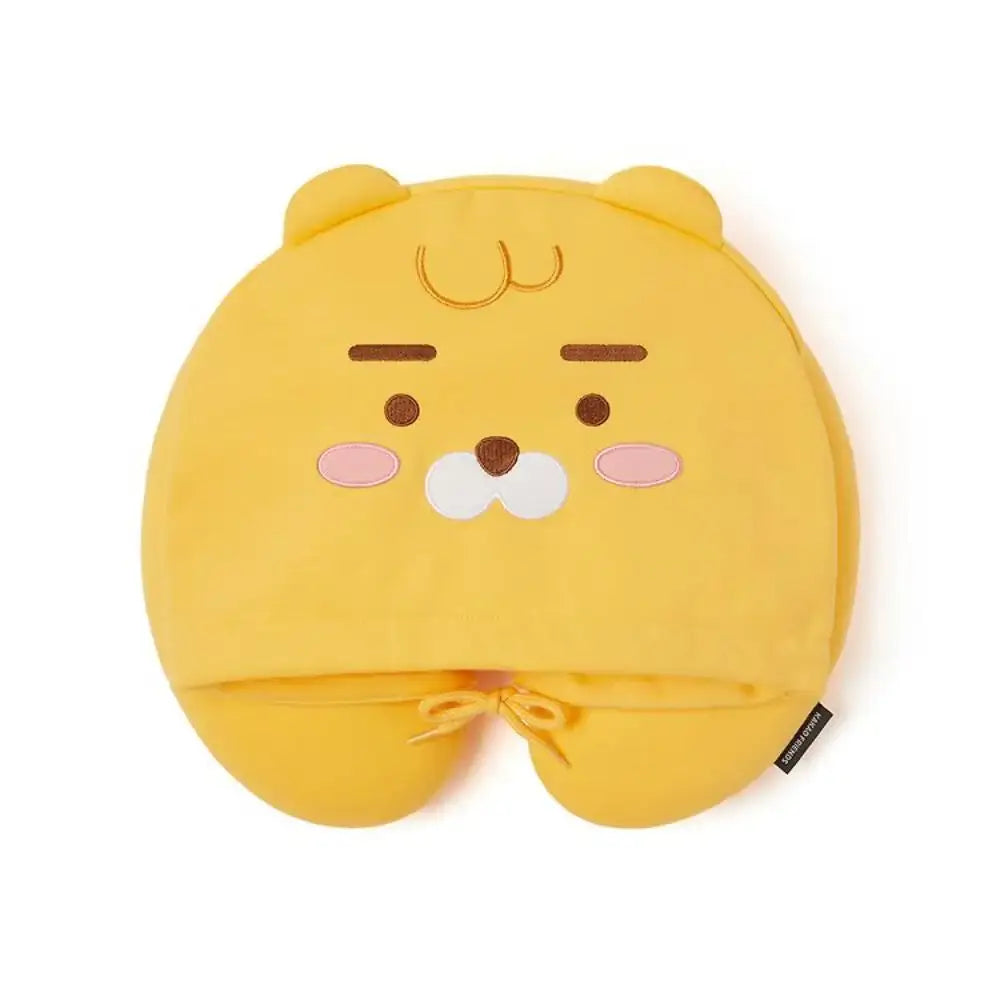 Kakao Friends - Little Friends Hooded Neck Pillow - Kakao Friends - Neck pillow - Harumio