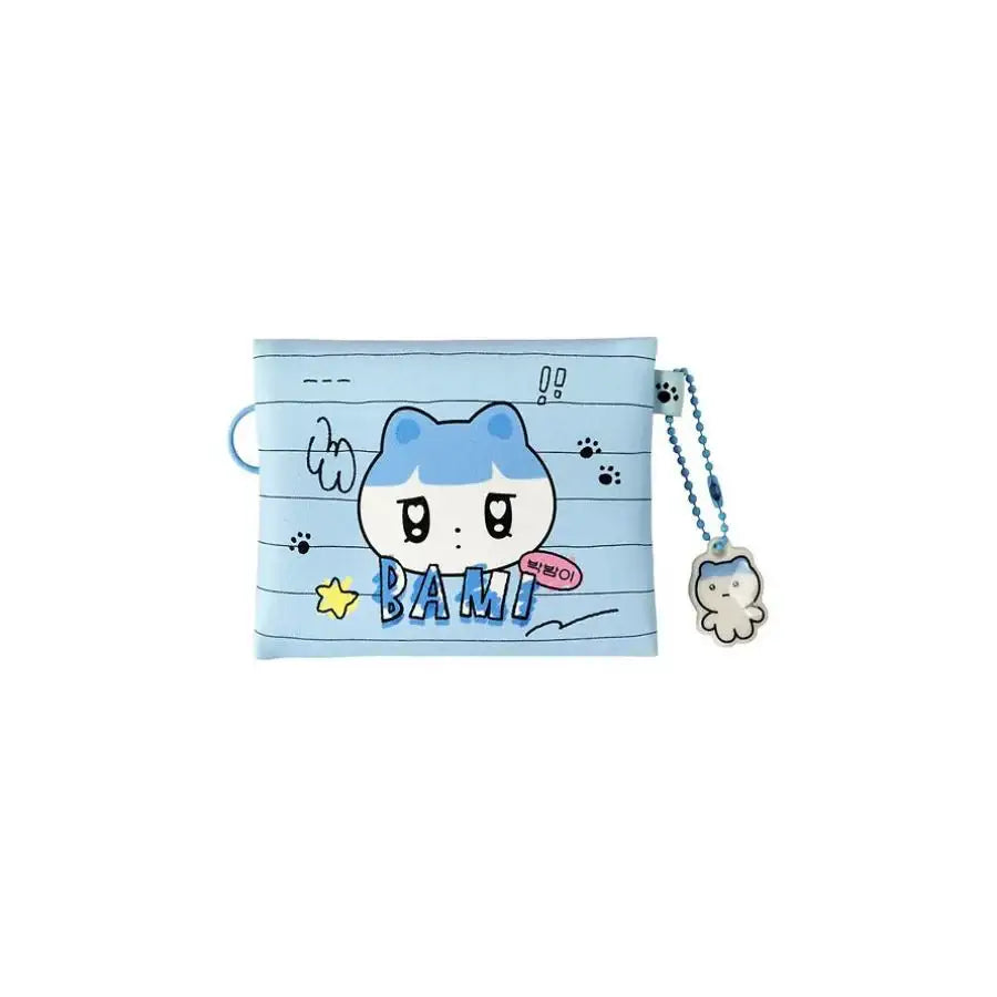 Kakao Friends - GOLGOLZ Mini Pouch & Keyring Set (Bami) - Kakao Friends - Pouch - Harumio
