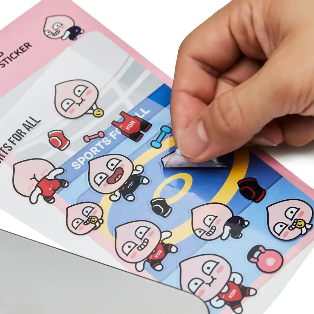 PRO-SPECS x Kakao Friends - Apeach Wrestling Sticker Pack - Kakao Friends - Sticker - Harumio