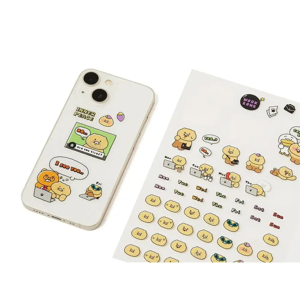 Kakao Friends - Ryan & Choonsik Office Deco Sticker - Kakao Friends - Home & Living, Accessories - Harumio