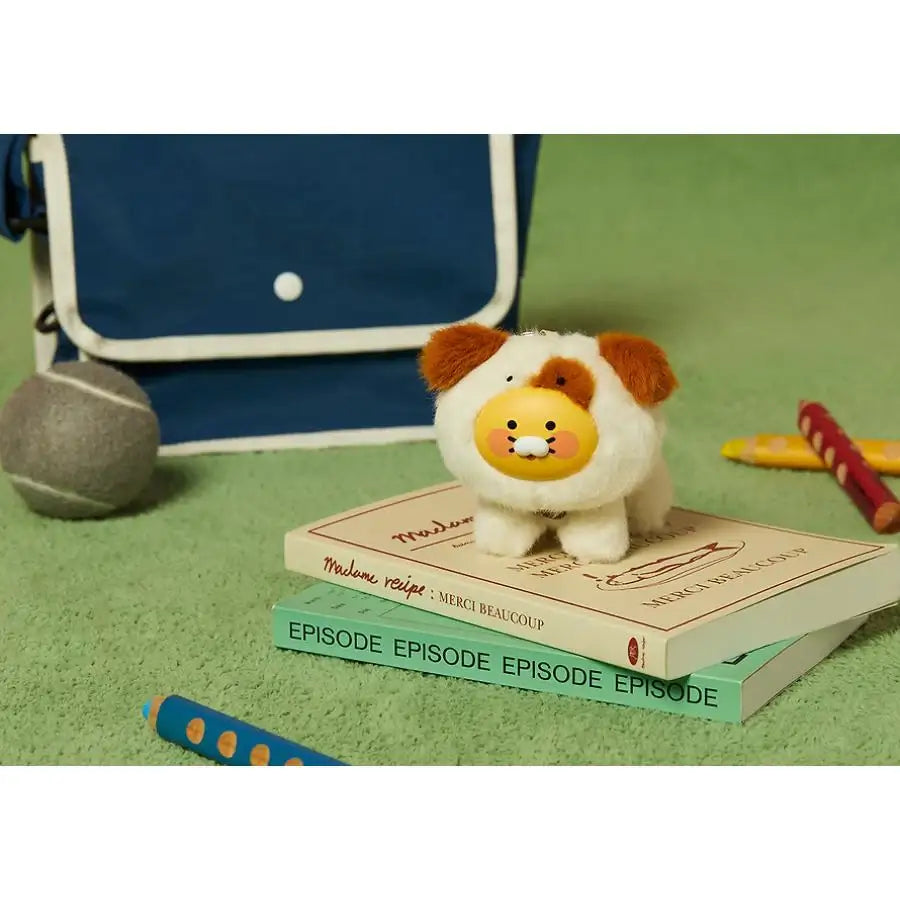 Kakao Friends - FRIENDZOO Choonsik Spotted Puppy Doll Figure Keyring - Kakao Friends - Doll Keyring - Harumio
