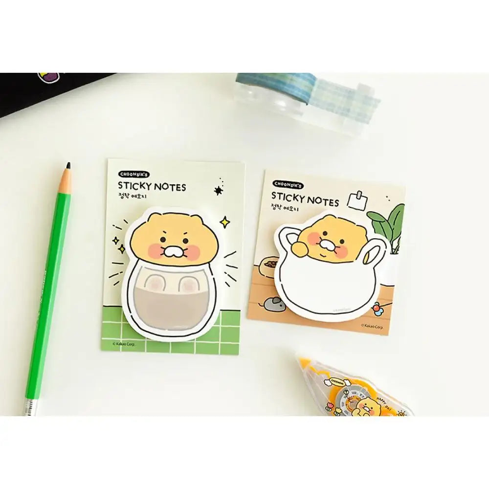 Kakao Friends - Choonsik Ordinary Shape Sticky Note - Kakao Friends - Sticky Notes - Harumio