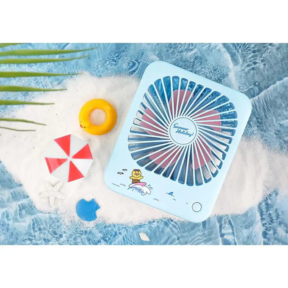 Kakao Friends - Choonsik Wireless Tabletop Fan - Kakao Friends - Mini Fan - Harumio