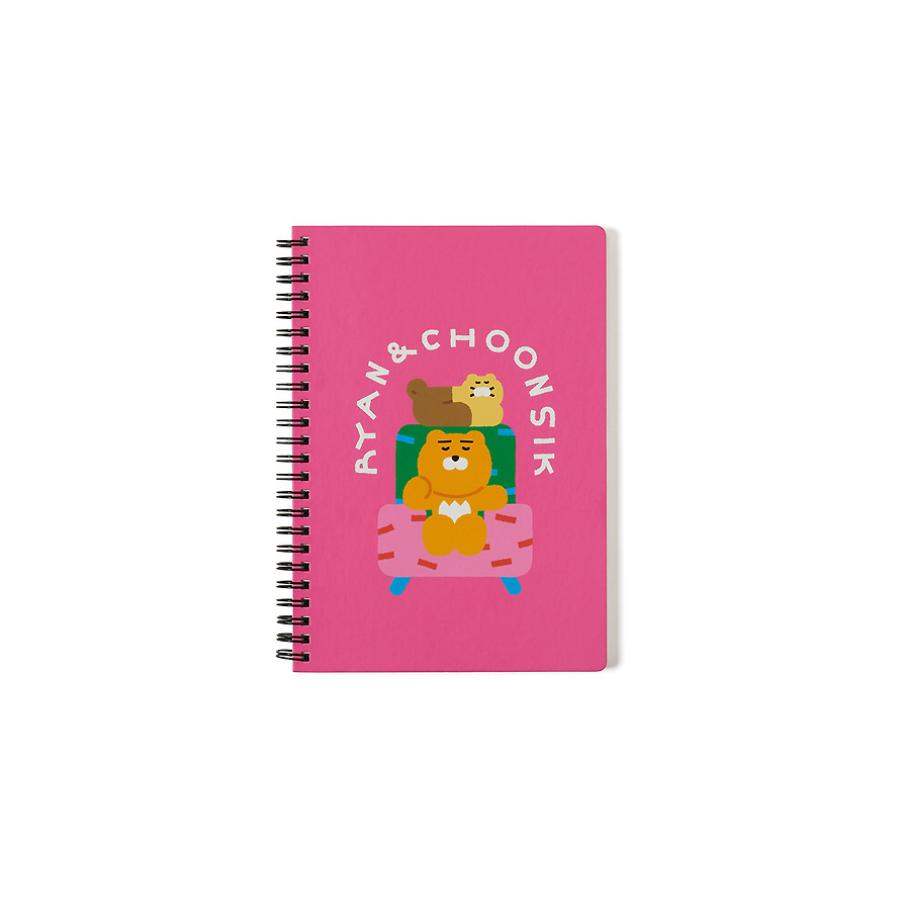 Daye Kim x Kakao Friends - Choonsik Pink Notebook - Daye Kim x Kakao Friends - Notebook - Harumio