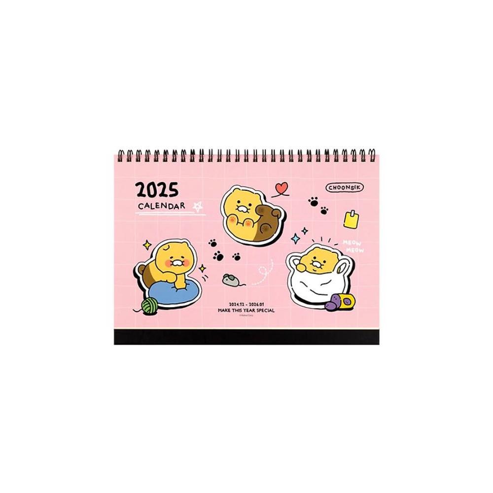 Kakao Friends - Choonsik 2025 Basic Desk Calendar - Kakao Friends - Desk Calendar - Harumio