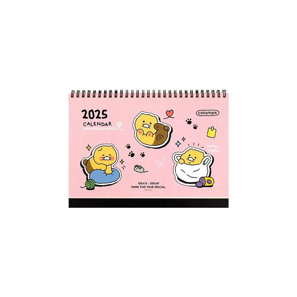 Kakao Friends - Choonsik 2025 Basic Desk Calendar - Kakao Friends - Desk Calendar - Harumio