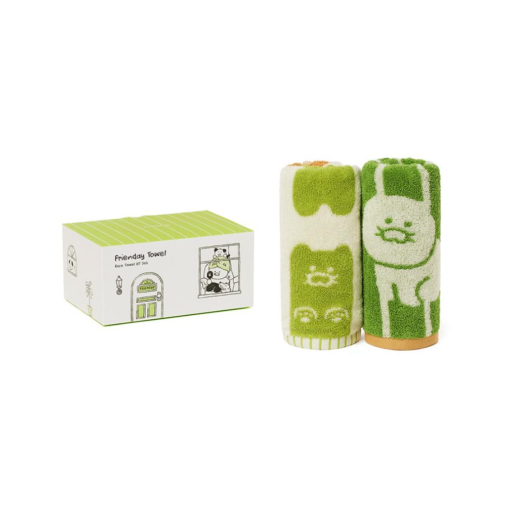 Kakao Friends - FRIENDAY Choonsik Face Towel 2-Piece Set