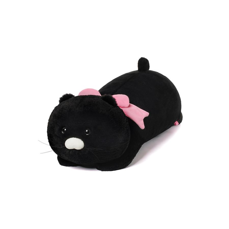 Kakao Friends - Black Choon Pink Ribbon Pillow (Choonsik)