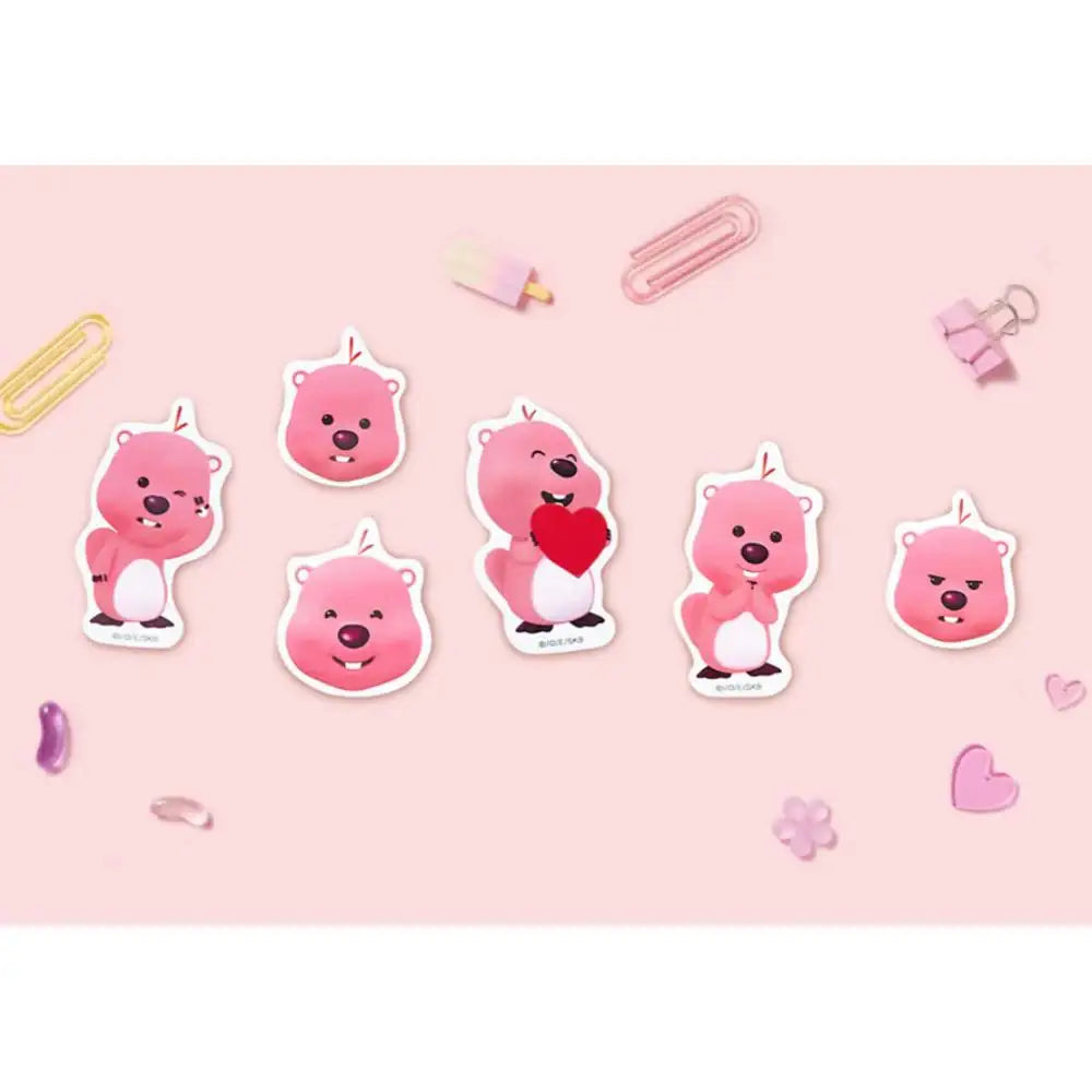 Kakao Friends x Zanmang Loopy - Tin Case & Planner Memo Paper Set - Kakao Friends - Tin Case - Harumio
