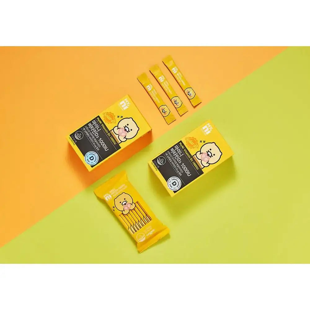 Myni Self Care x Kakao Friends - Choonsik Vitamin D3 1000IU - Kakao Friends - Home & Living, Accessories - Harumio