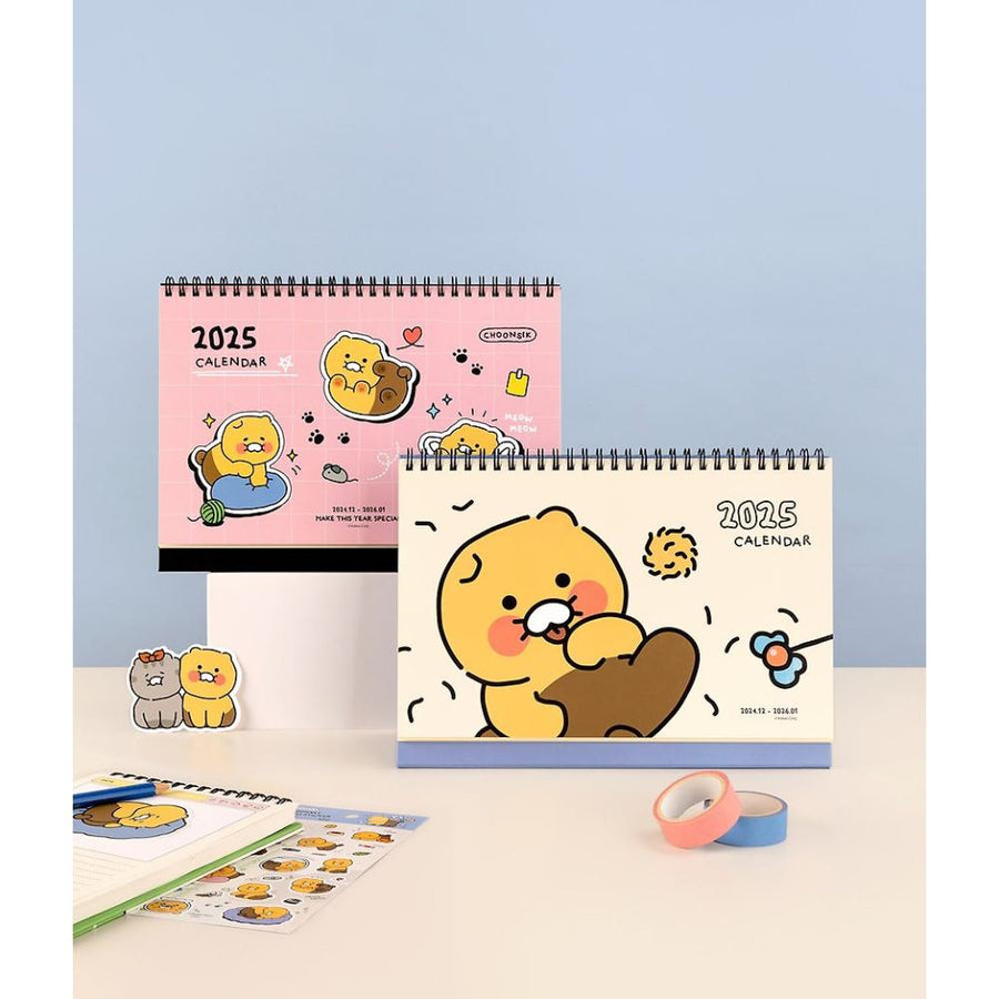 Kakao Friends - Choonsik 2025 Basic Desk Calendar - Kakao Friends - Desk Calendar - Harumio