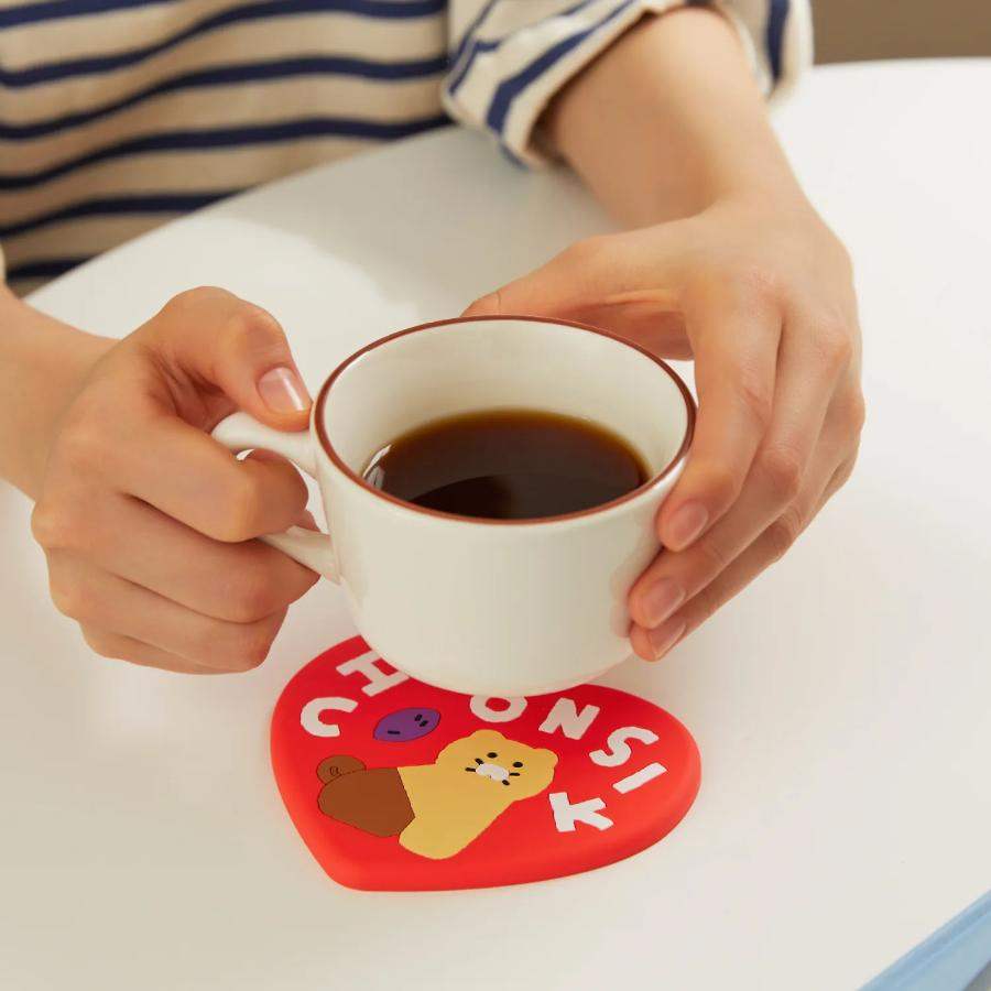 Daye Kim x Kakao Friends - Choonsik Cup Coaster - Daye Kim x Kakao Friends - Coaster - Harumio