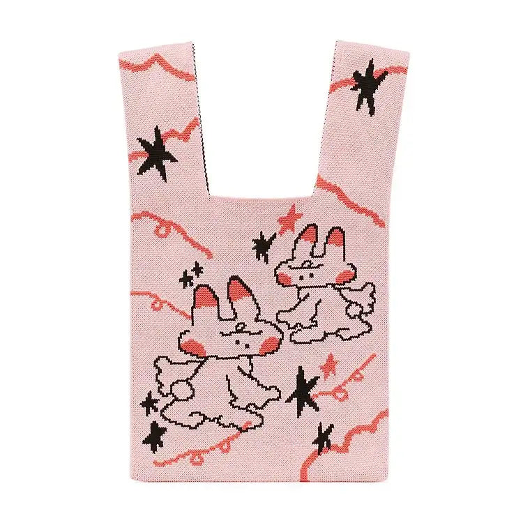 Kakao Friends - Sukeydokey Face Knit Bag - Kakao Friends - Home & Living, Accessories - Harumio