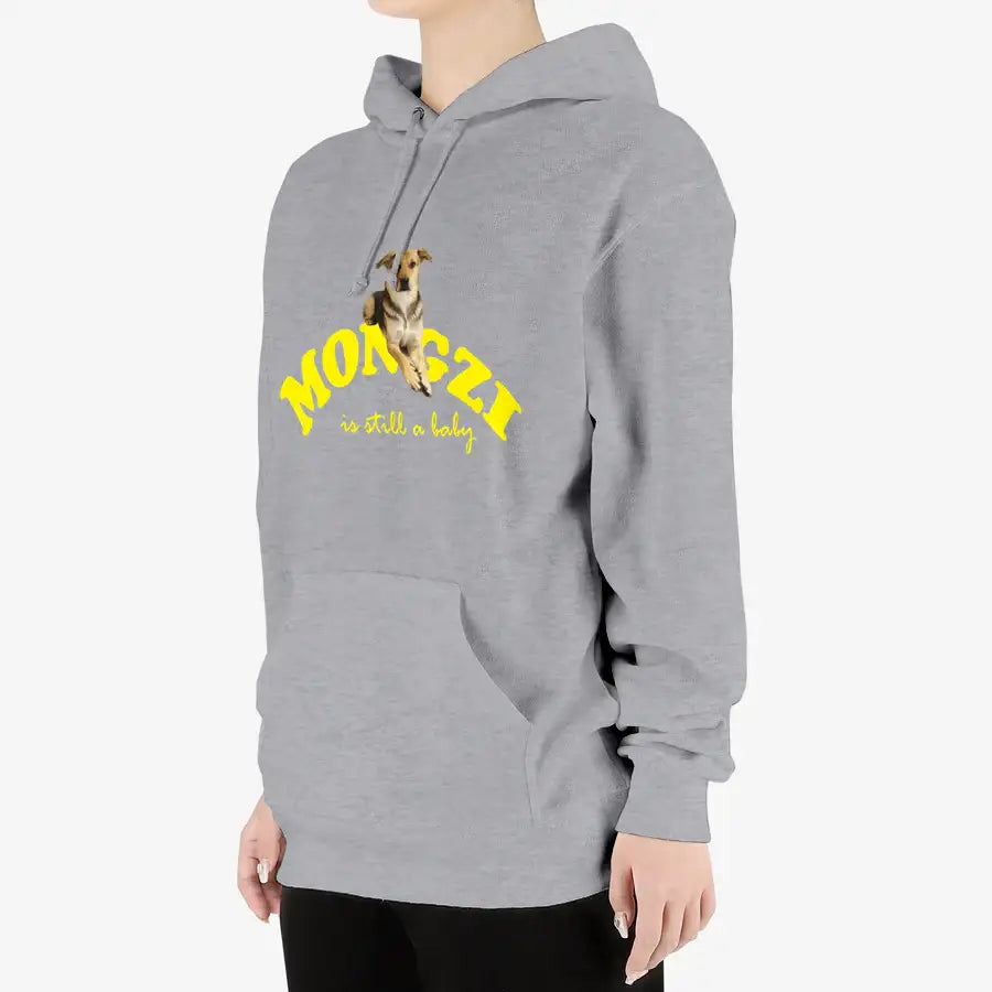 Useless Precious - Mongzi Baby Light Hooded Sweatshirt - Marpple Shop - Hooded sweatshirt - Harumio