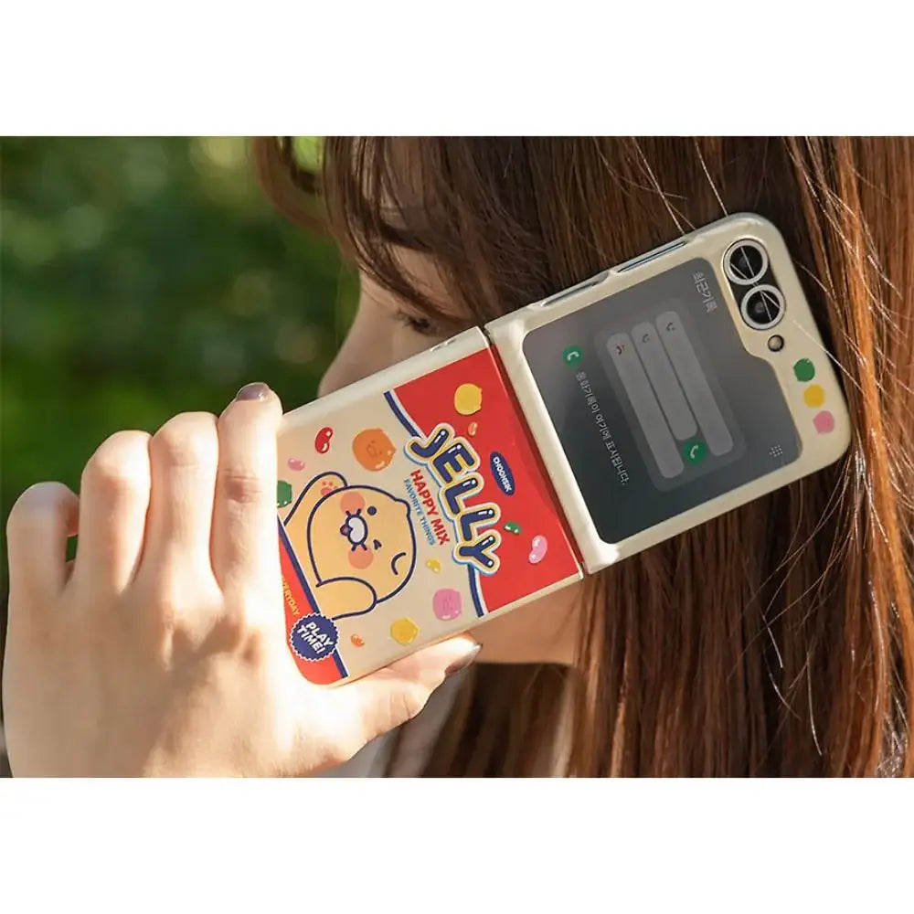 Kakao Friends - Choonsik Snack Magnetic Phone Case (Galaxy Z Flip6) - Kakao Friends - Phone Case - Harumio