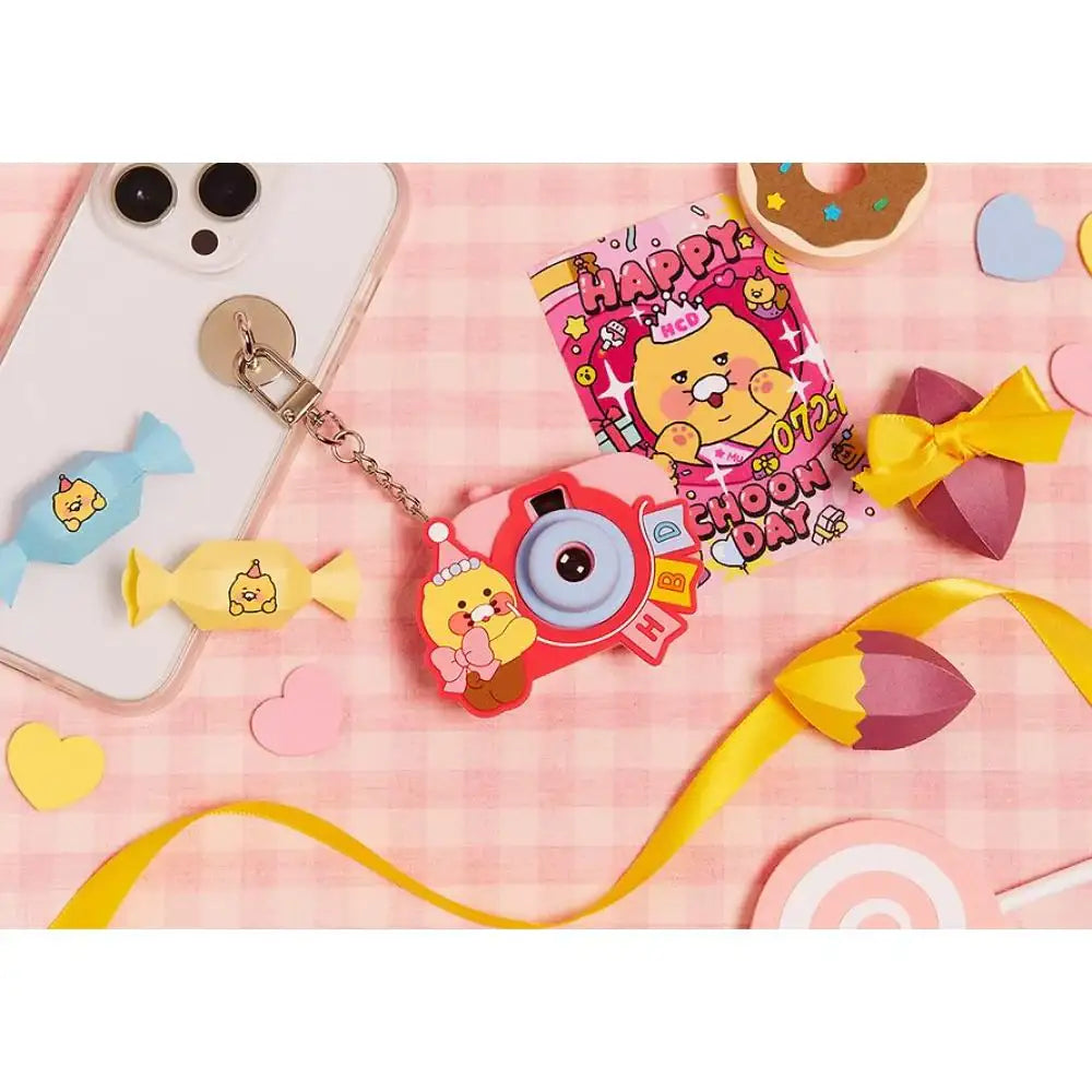 Kakao Friends - Choonsik's Birthday Party Mini-Beam Camera Keyring - Kakao Friends - Keyring - Harumio