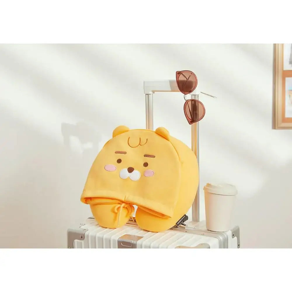 Kakao Friends - Little Friends Hooded Neck Pillow - Kakao Friends - Neck pillow - Harumio