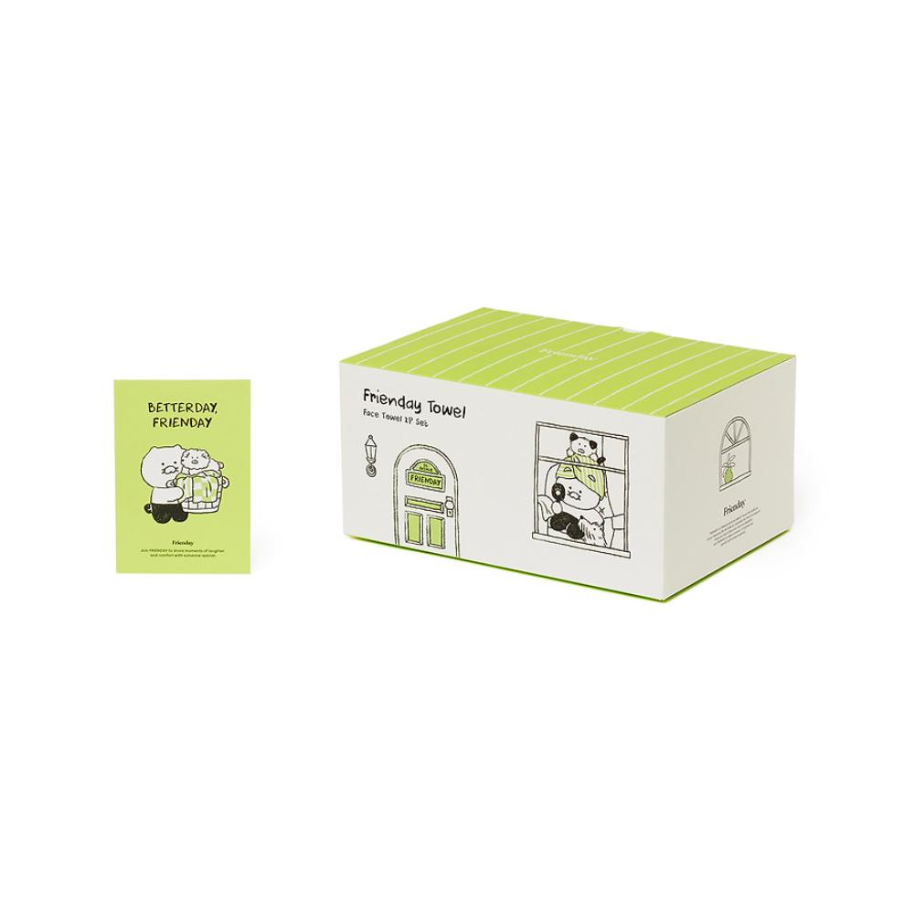 Kakao Friends - FRIENDAY Choonsik Face Towel 2-Piece Set
