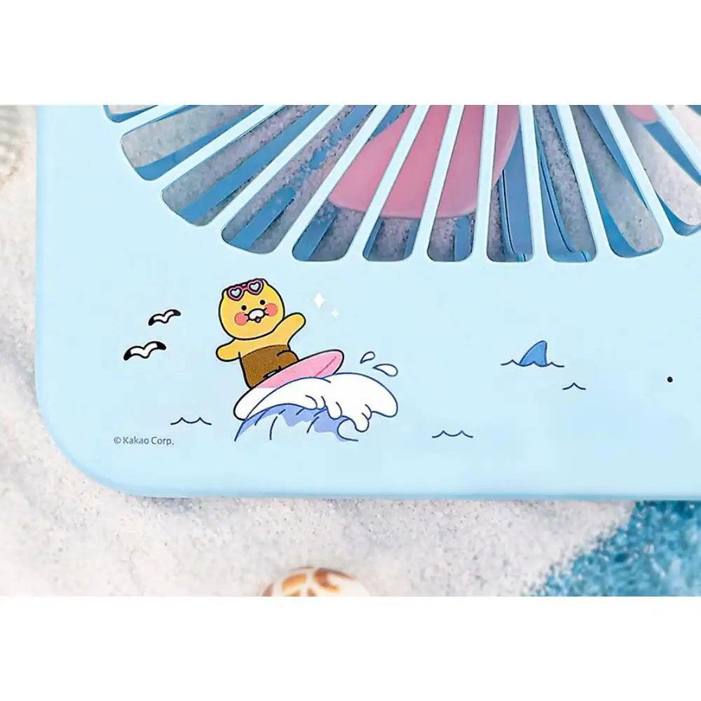 Kakao Friends - Choonsik Wireless Tabletop Fan - Kakao Friends - Mini Fan - Harumio