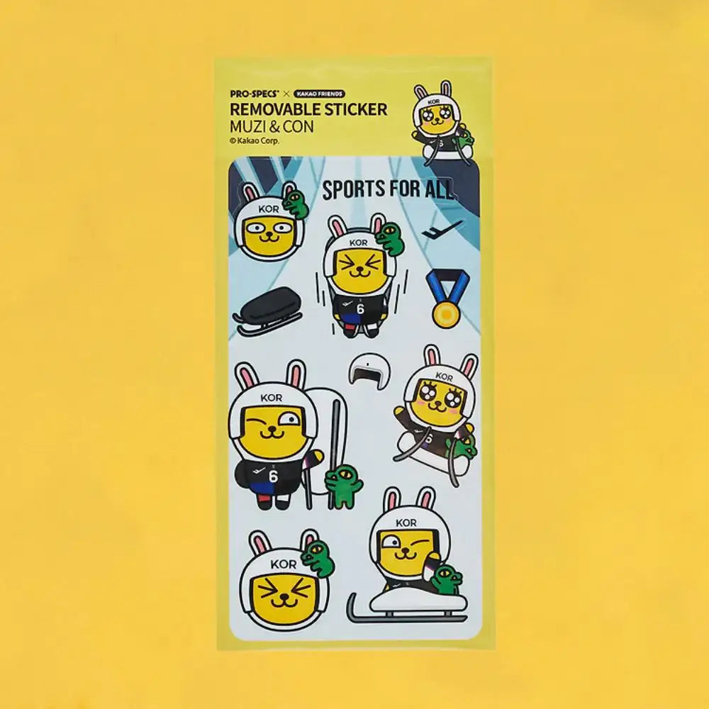 PRO-SPECS x Kakao Friends - Muzi & Con Removable Sticker - Kakao Friends - Sticker - Harumio