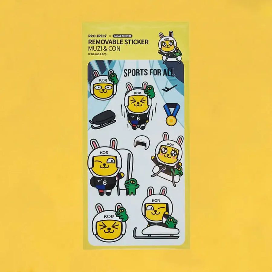 PRO-SPECS x Kakao Friends - Muzi & Con Removable Sticker - Kakao Friends - Sticker - Harumio