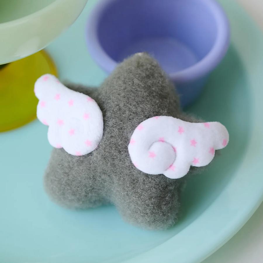 Kakao Friends - Choonsik Byeolnan Gray Star Doll Keyring