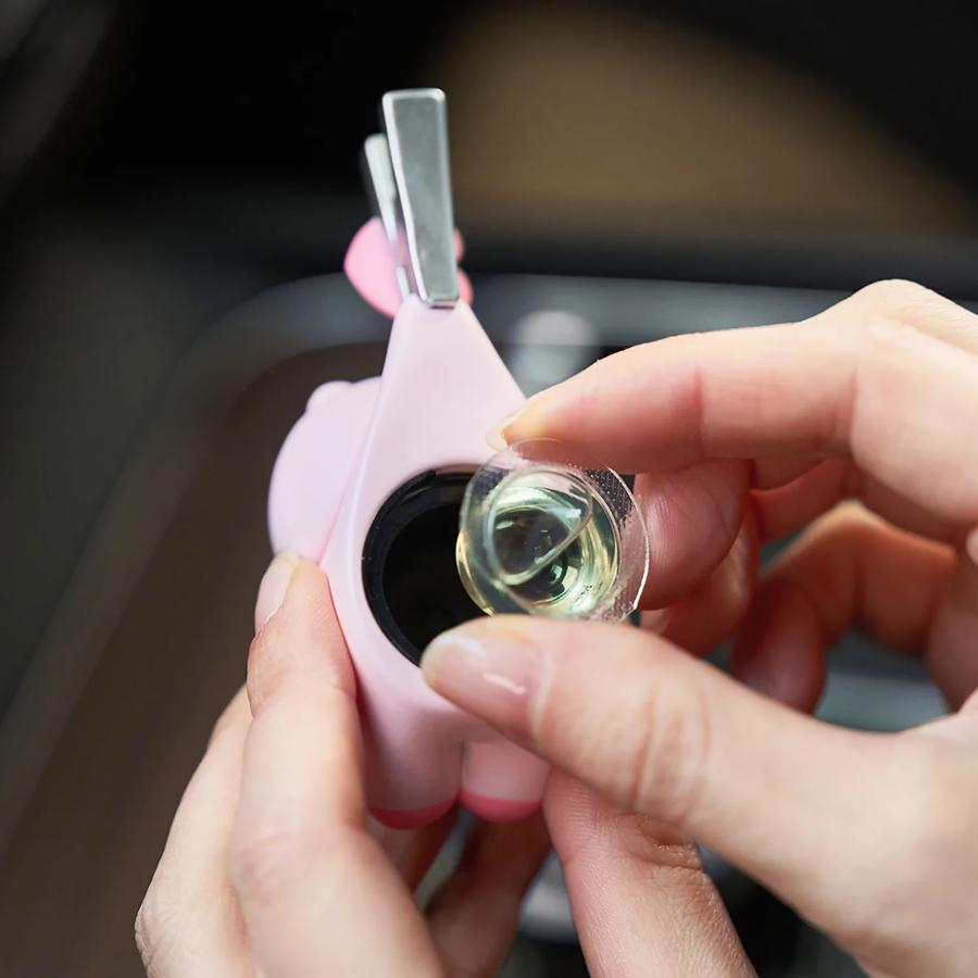 Kakao Friends - Black Choon Pink Car Air Freshener (Choonsik)